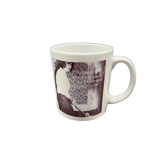 Trash Talk Mug "Coffee! The Best Part of My Miserable Crappy Life!" - Picture 1 of 6